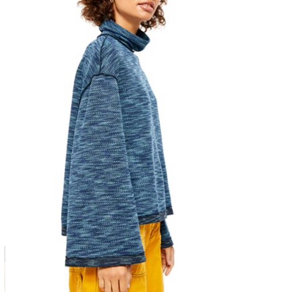 NWT Free People Sunny Days Turtleneck Top - Picture 6 of 9